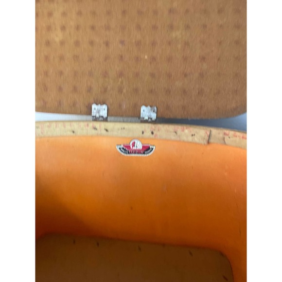 Vintage Redmon Wicker Picnic Basket - Beautiful Cranberry Red - Picture 8 of 11